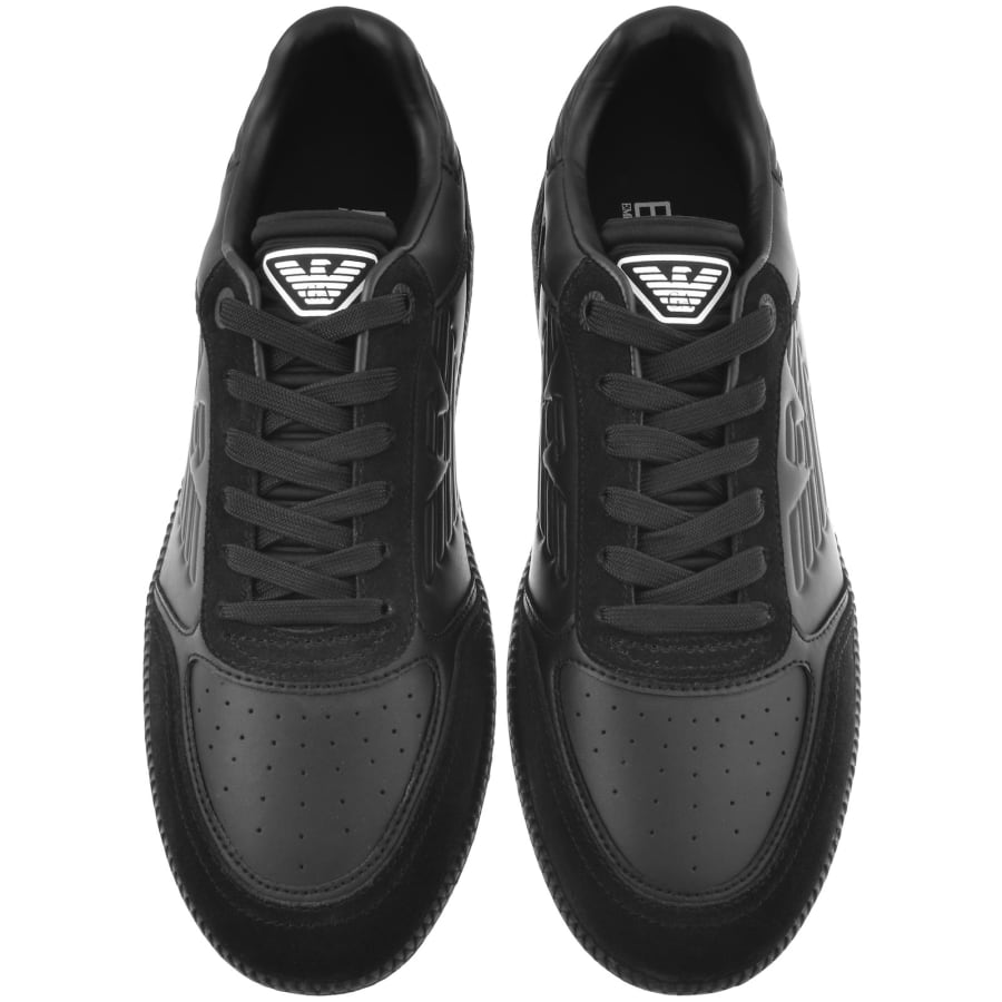Image number 3 for EA7 Emporio Armani Logo Trainers Black
