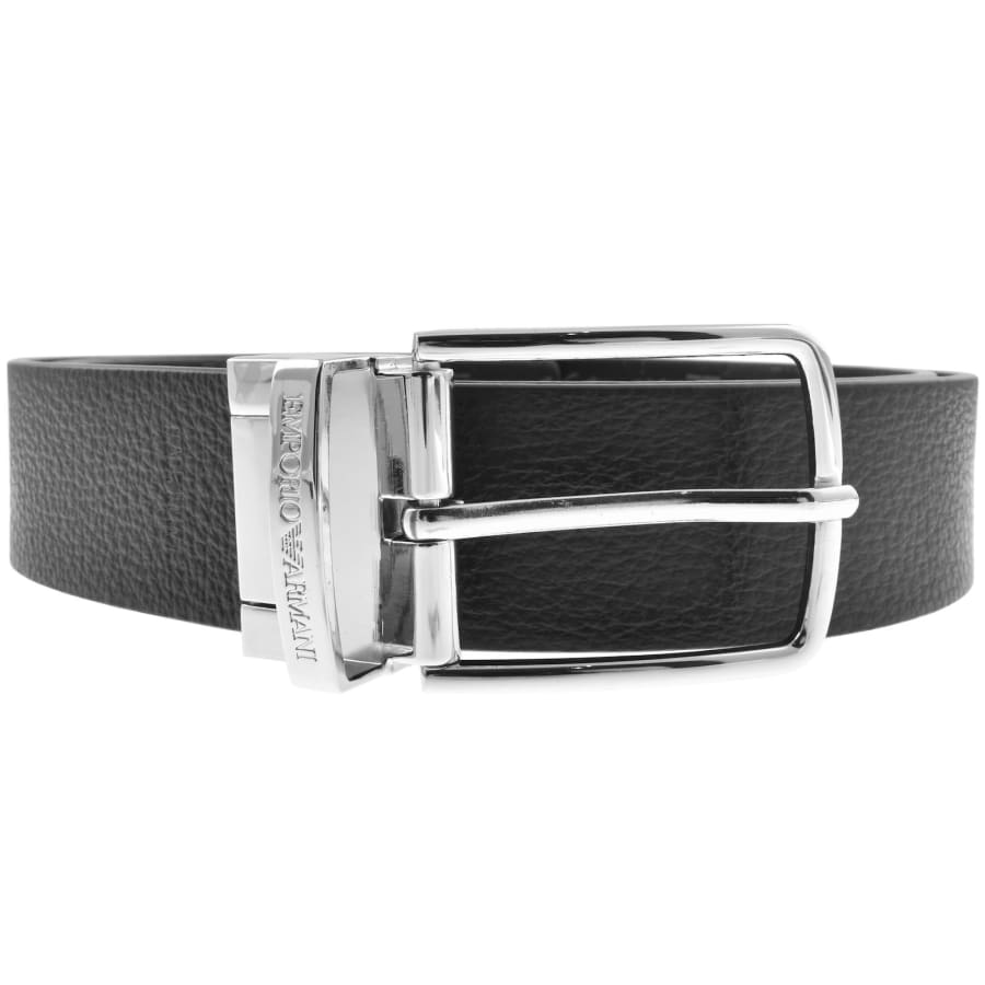 Image number 2 for Emporio Armani Reversible Belt Gift Set Black