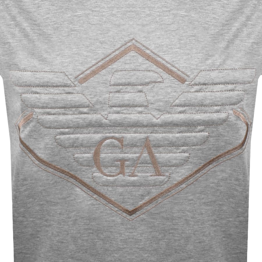 Image number 3 for Emporio Armani Logo T Shirt Grey