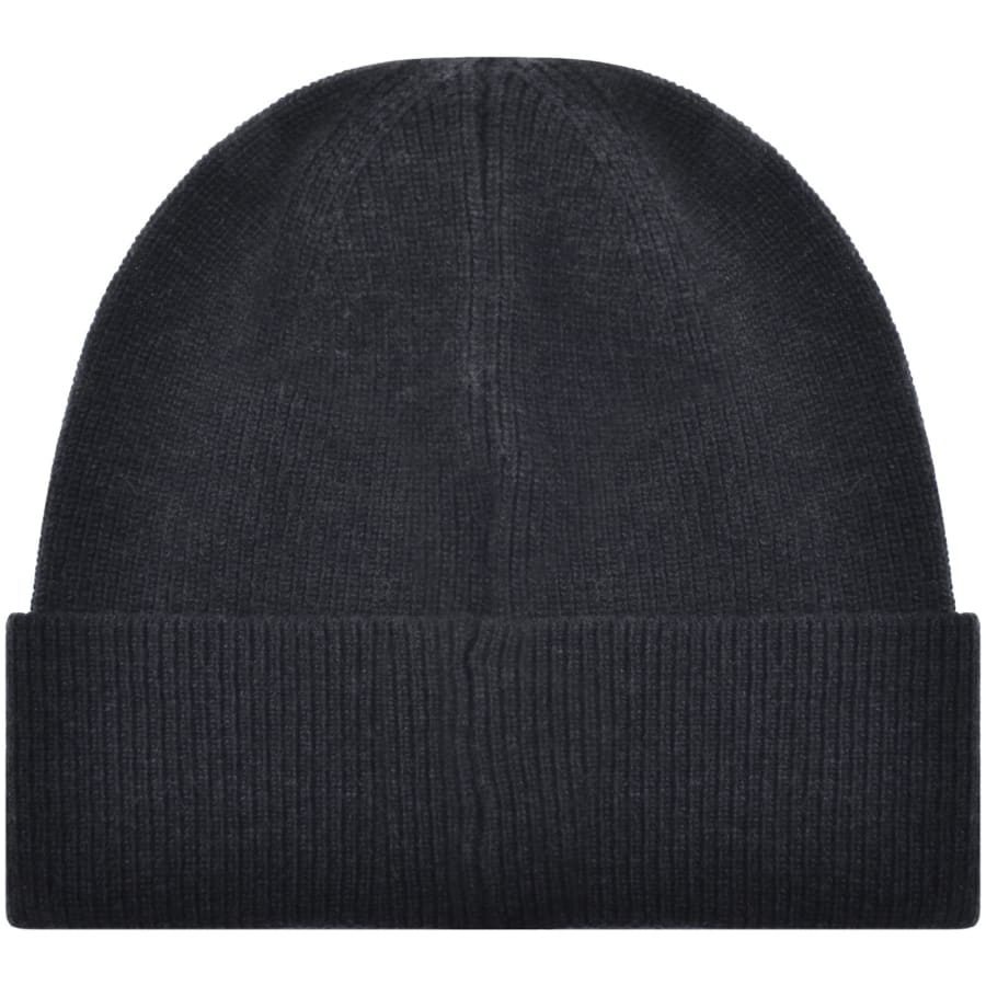 Image number 2 for Lyle And Scott Ribbed Beanie Hat Navy