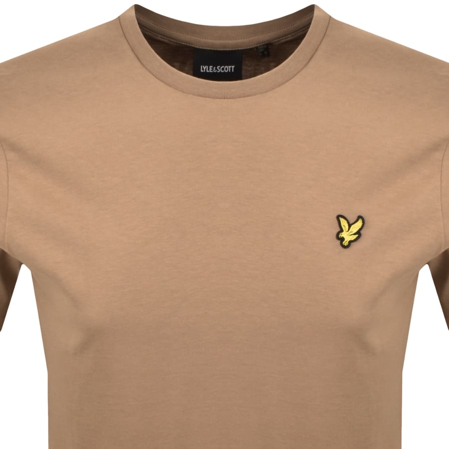 Image number 2 for Lyle And Scott Crew Neck T Shirt Brown