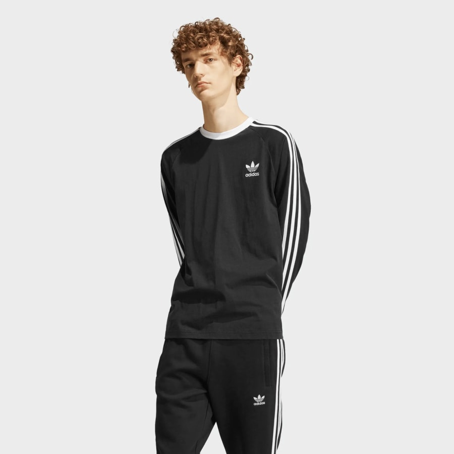 Image number 5 for adidas Originals Long Sleeve T Shirt Black