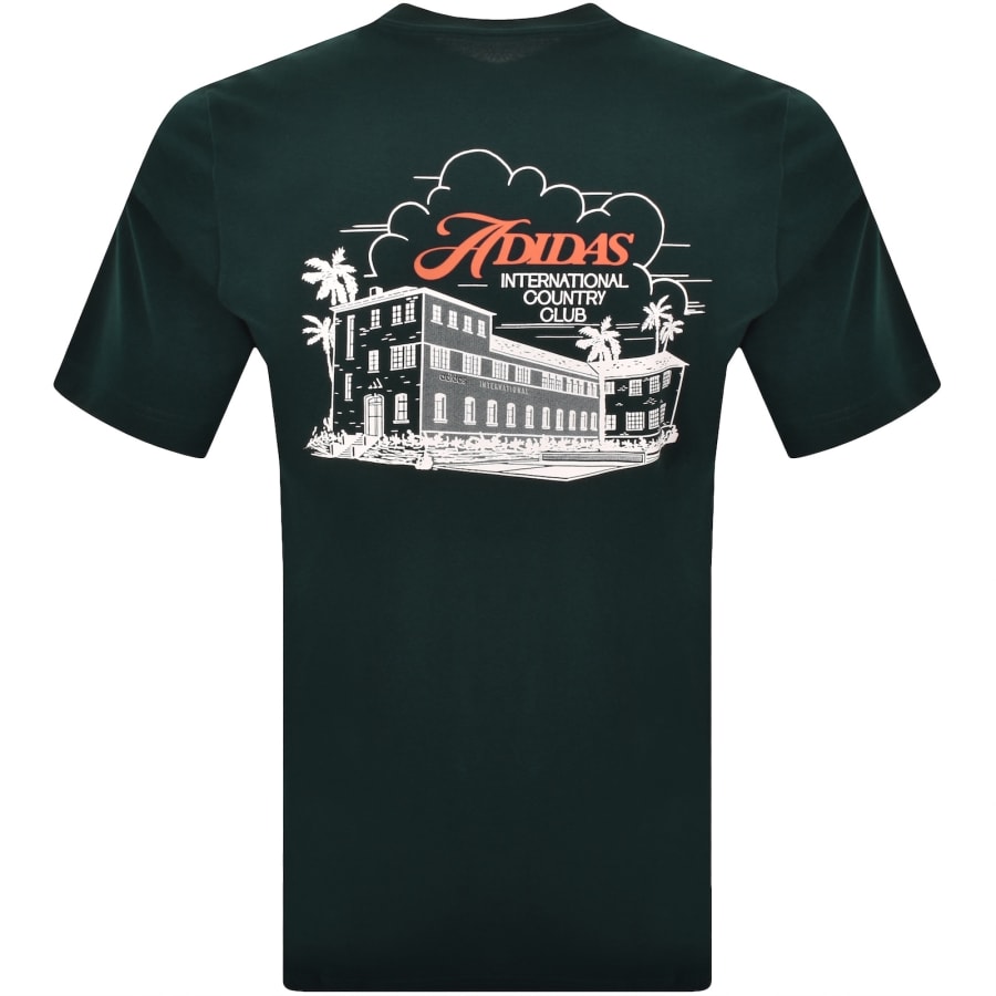 Image number 5 for adidas Sportswear CCS Graphic T Shirt Green