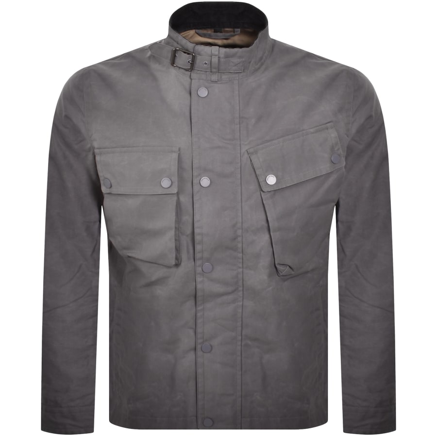 Image number 2 for Belstaff Service Fieldmaster Jacket Grey