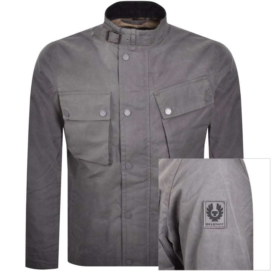 Image number 1 for Belstaff Service Fieldmaster Jacket Grey