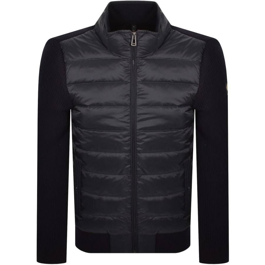 Image number 2 for Belstaff Circuiteer Cardigan Navy