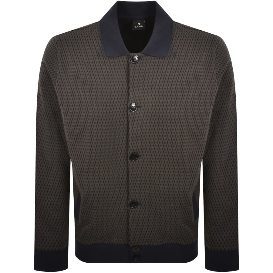 Image number 1 for Paul Smith Regular Fit Cardigan Navy