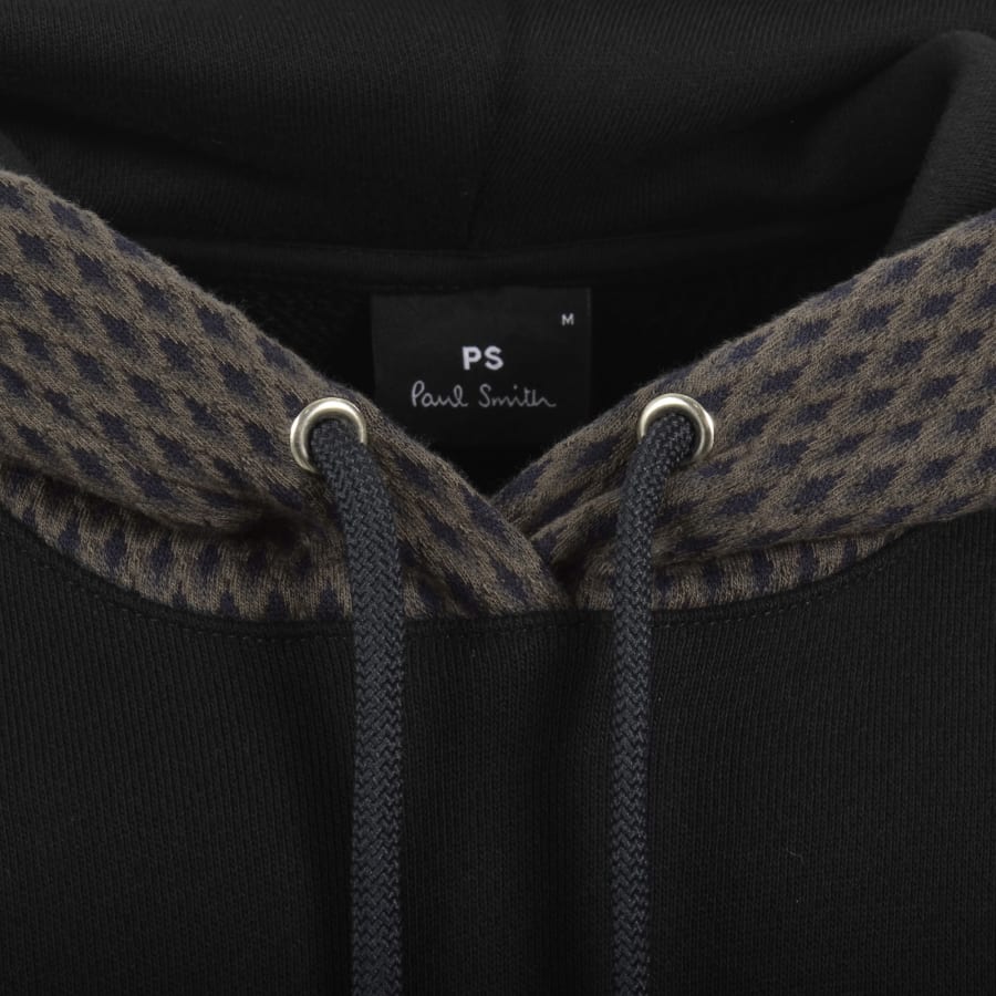 Image number 4 for Paul Smith Pullover Happy Hoodie Black