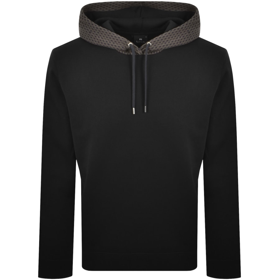 Image number 1 for Paul Smith Pullover Happy Hoodie Black