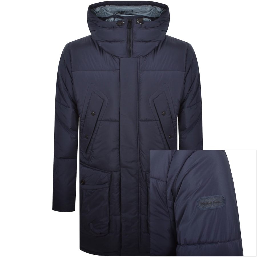 Image number 1 for Paul Smith Parka Jacket Navy