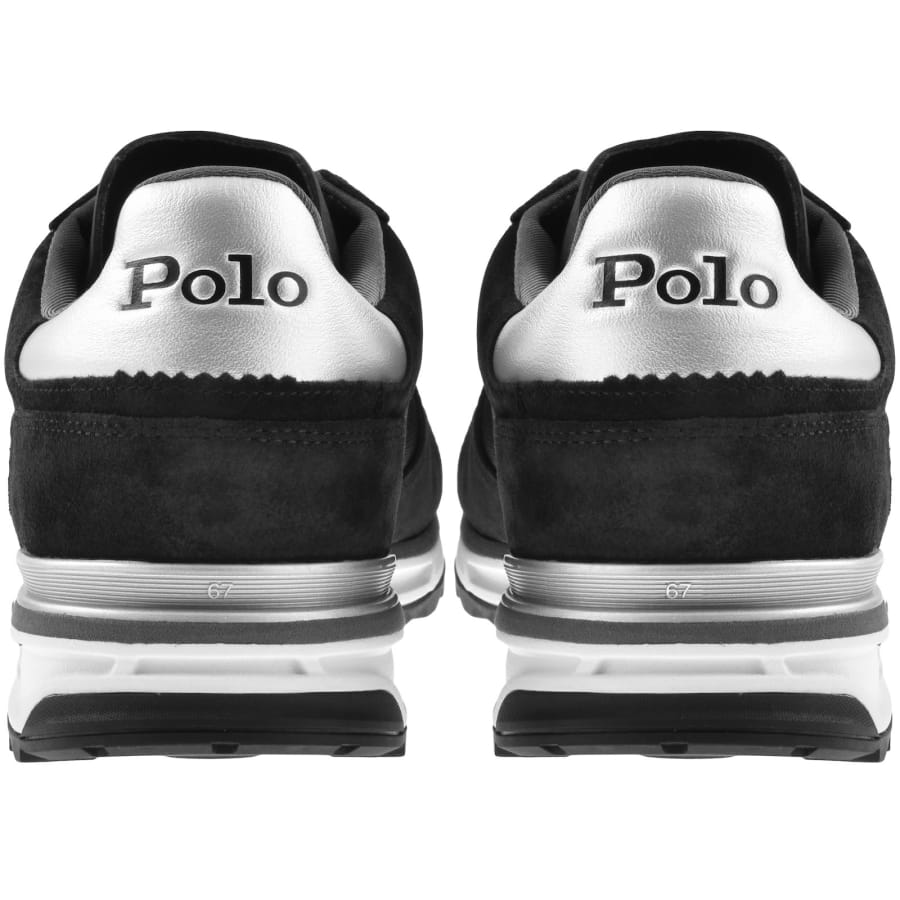 Image number 2 for Ralph Lauren Varick Trainers Black