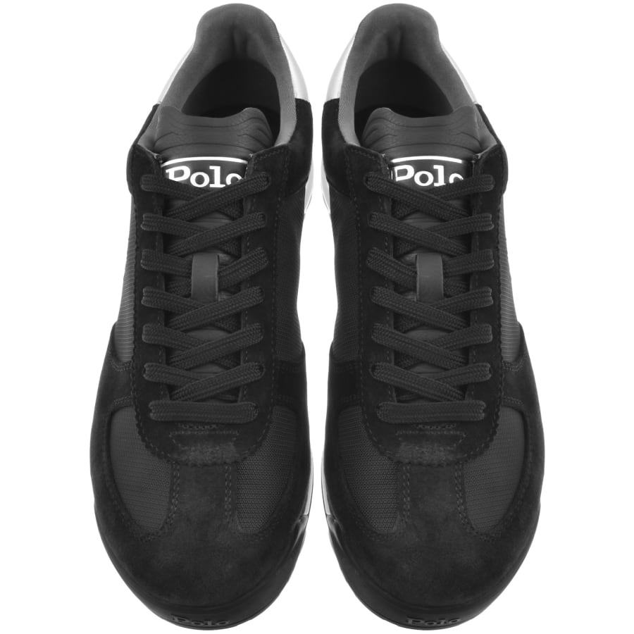 Image number 3 for Ralph Lauren Varick Trainers Black
