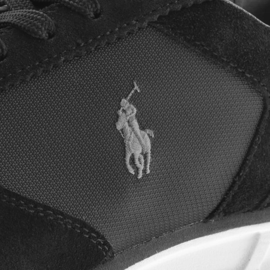 Image number 4 for Ralph Lauren Varick Trainers Black