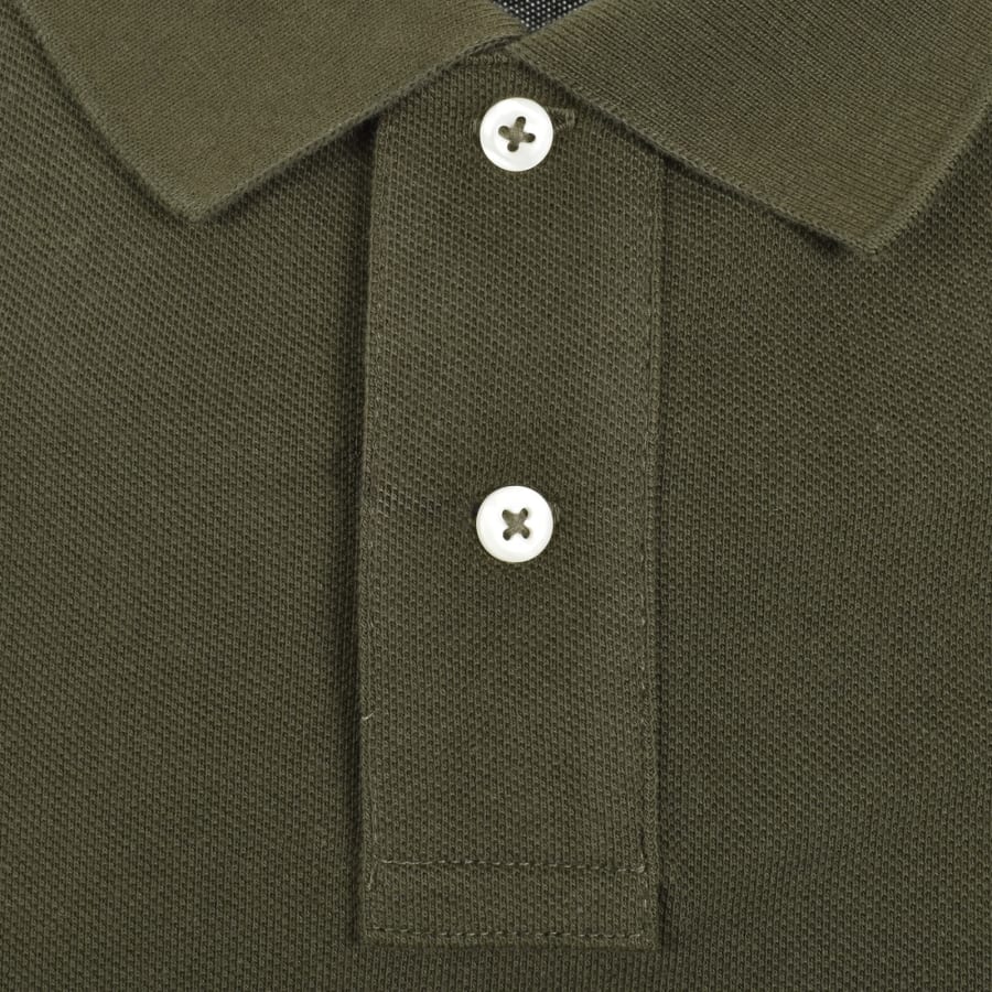 Image number 4 for Ralph Lauren Custom Slim Polo T Shirt Green
