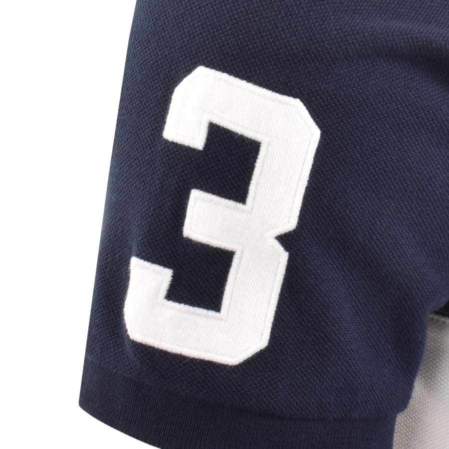 Image number 4 for Ralph Lauren Custom Slim Fit Polo T Shirt Navy