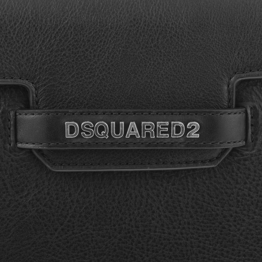 Image number 3 for DSQUARED2 Leather Clutch Bag Black