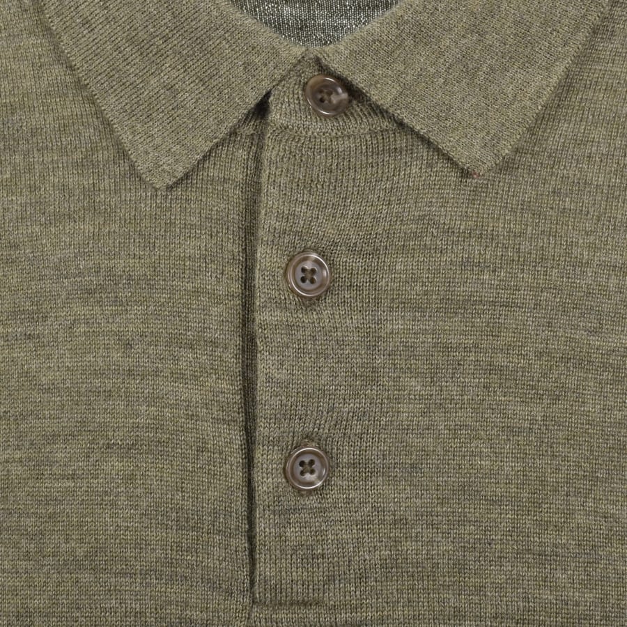 Image number 4 for Ralph Lauren Polo Knitted Wool Jumper Green
