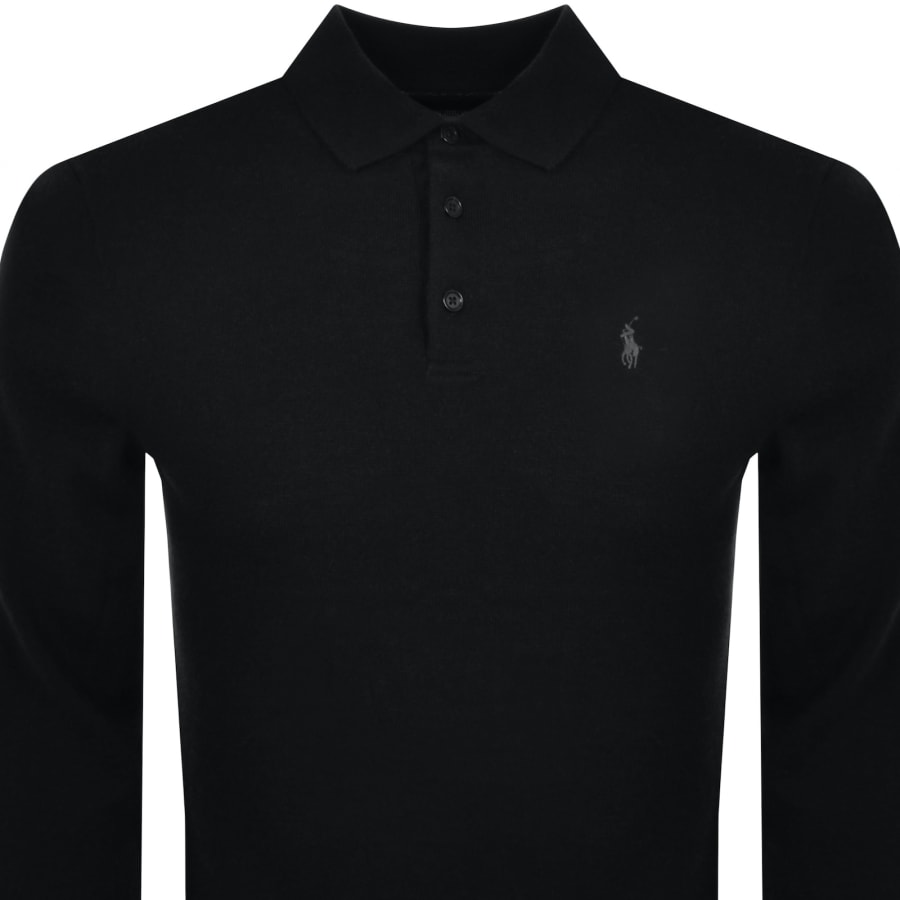 Image number 2 for Ralph Lauren Polo Knitted Wool Jumper Black
