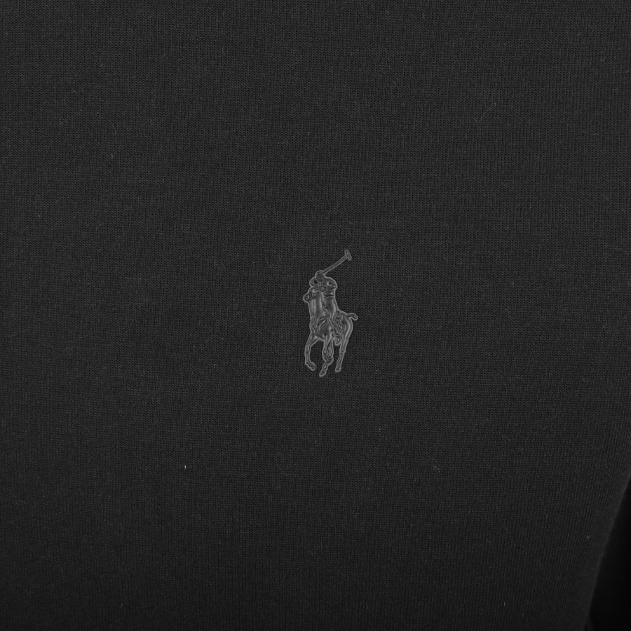 Image number 3 for Ralph Lauren Half Zip Hoodie Black