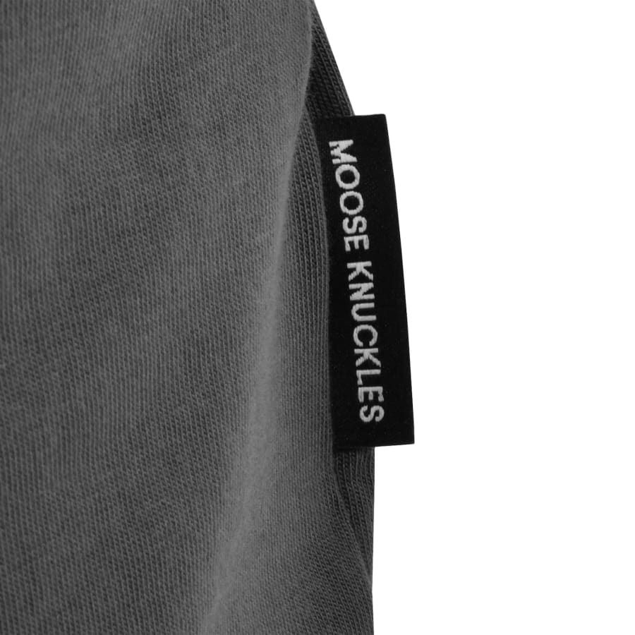 Image number 4 for Moose Knuckles Crescent T Shirt Cement Grey