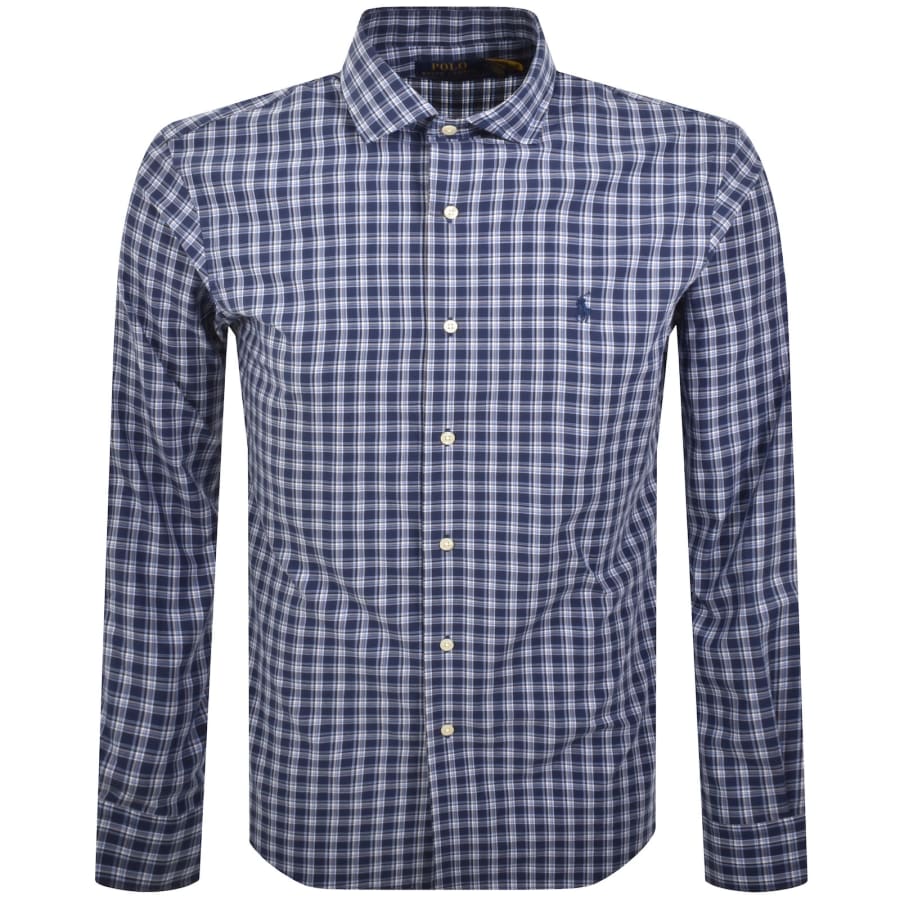 Image number 1 for Ralph Lauren Long Sleeved Shirt Blue