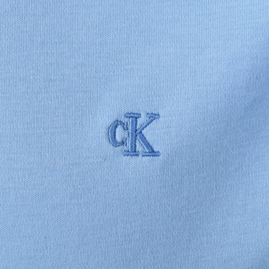 Image number 3 for Calvin Klein Chest Logo T Shirt Blue