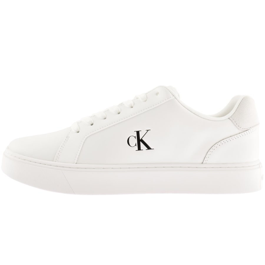 Image number 1 for Calvin Klein Classic Cupsole Trainers White