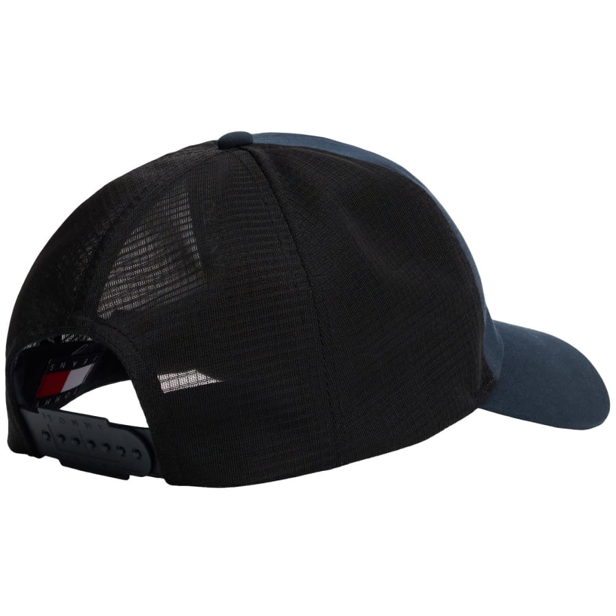 Image number 3 for Tommy Jeans Heritage Trucker Cap Navy