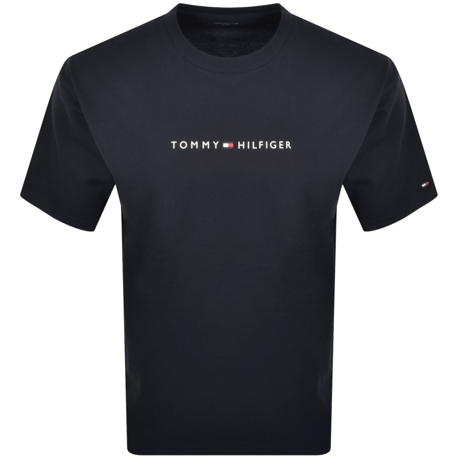 Image number 2 for Tommy Hilfiger T Shirt And Short Set Navy