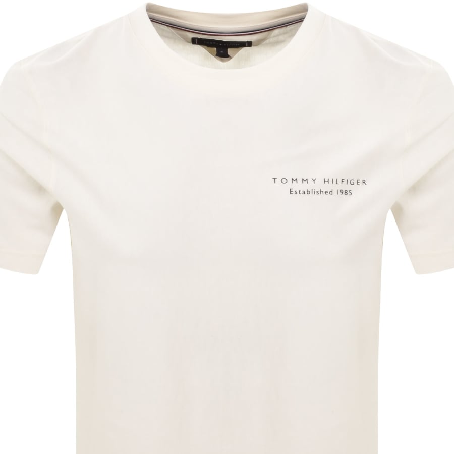 Image number 3 for Tommy Hilfiger Photo Print T Shirt Ivory