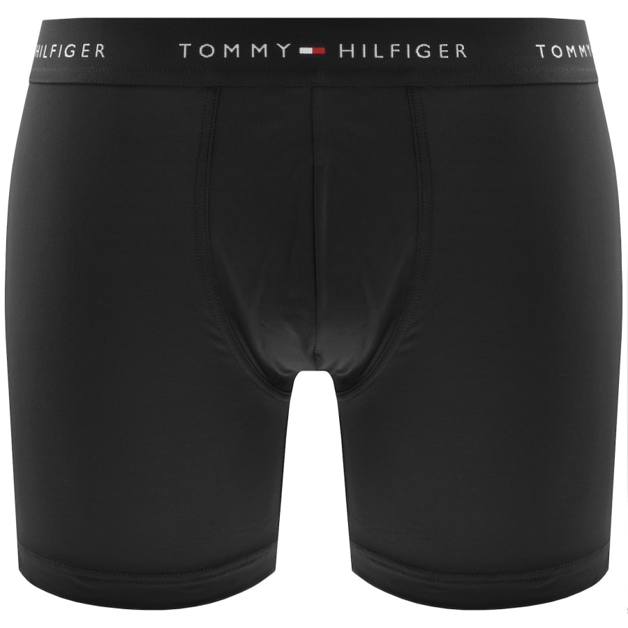 Image number 2 for Tommy Hilfiger 3 Pack Boxer Briefs Black