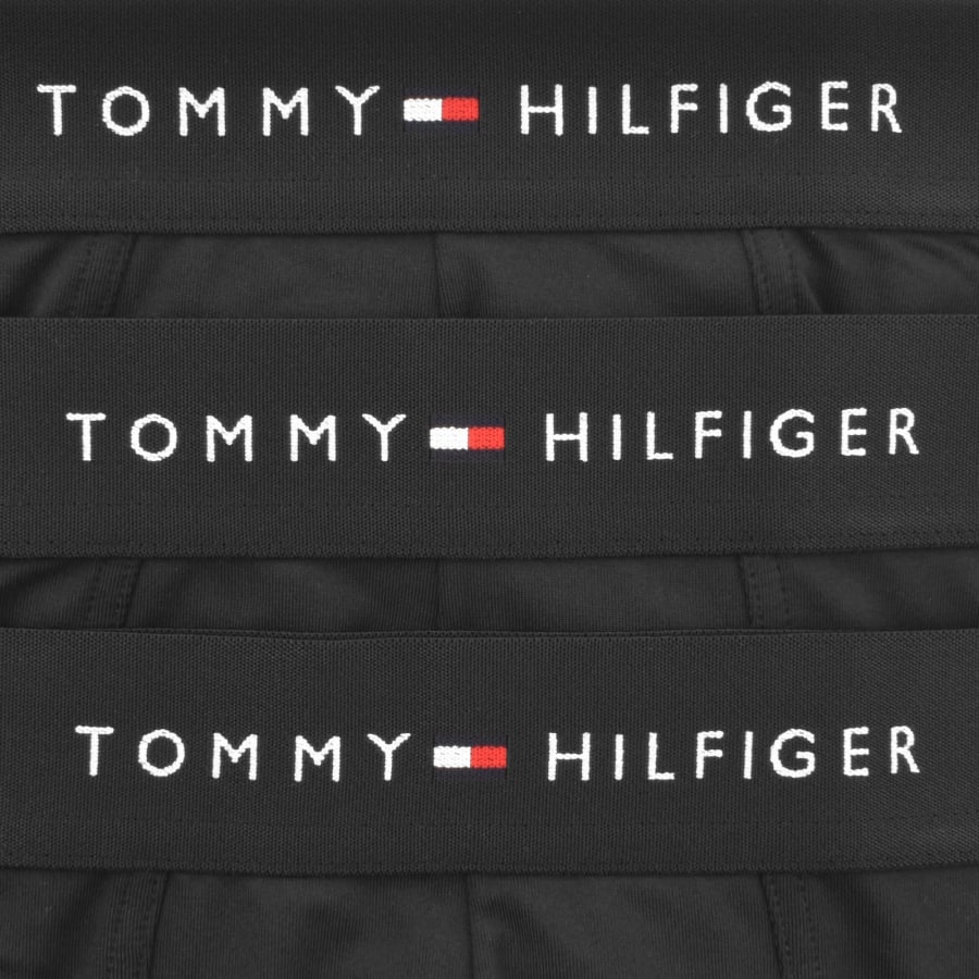 Image number 3 for Tommy Hilfiger 3 Pack Boxer Briefs Black