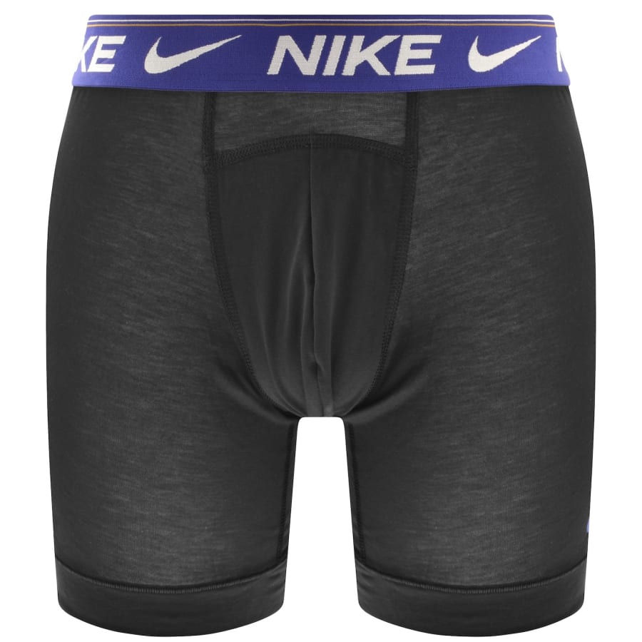 Image number 2 for Nike Ultra Comfort 3 Pack Boxer Briefs Black