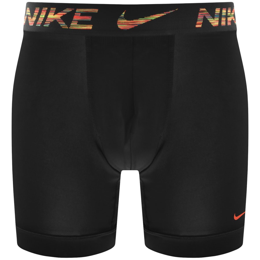 Image number 3 for Nike Essential Micro 3 Pack Boxer Briefs Black
