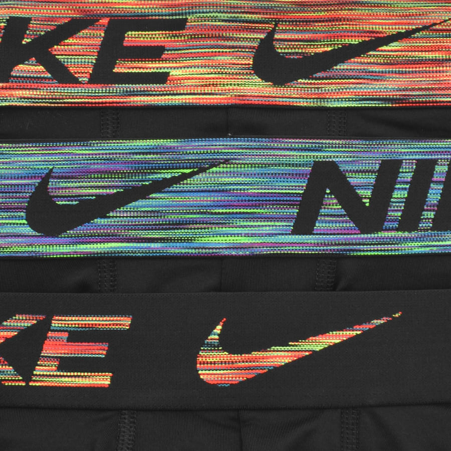 Image number 5 for Nike Essential Micro 3 Pack Boxer Briefs Black