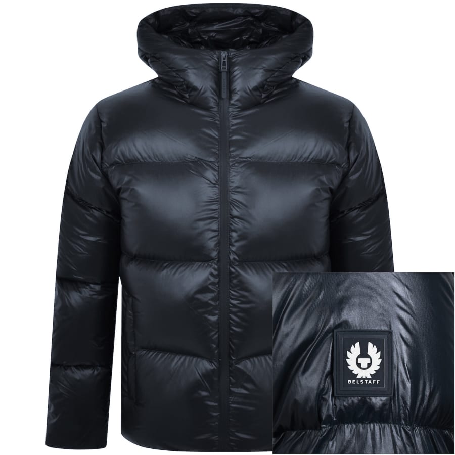 Image number 1 for Belstaff Resolve Padded Jacket Dark Ink Navy