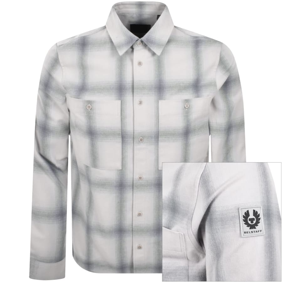 Image number 1 for Belstaff Outpost Overshirt Grey