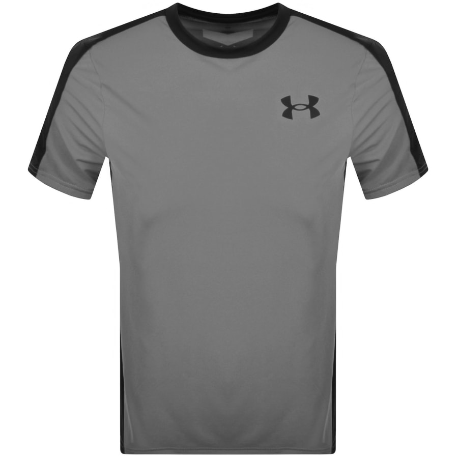 Image number 2 for Under Armour Wordmark T Shirt Grey