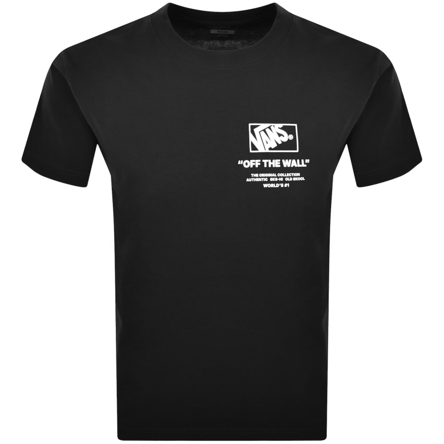 Image number 2 for Vans Stockpile T Shirt Black