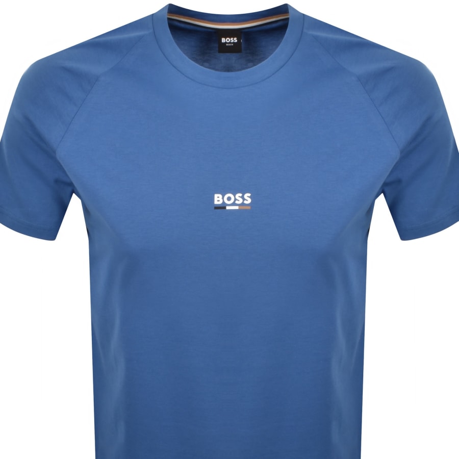 Image number 2 for BOSS Slim Fit T Shirt Bright Blue