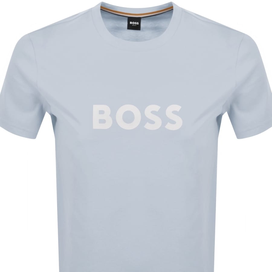 Image number 2 for BOSS Beachwear Logo T Shirt Purple