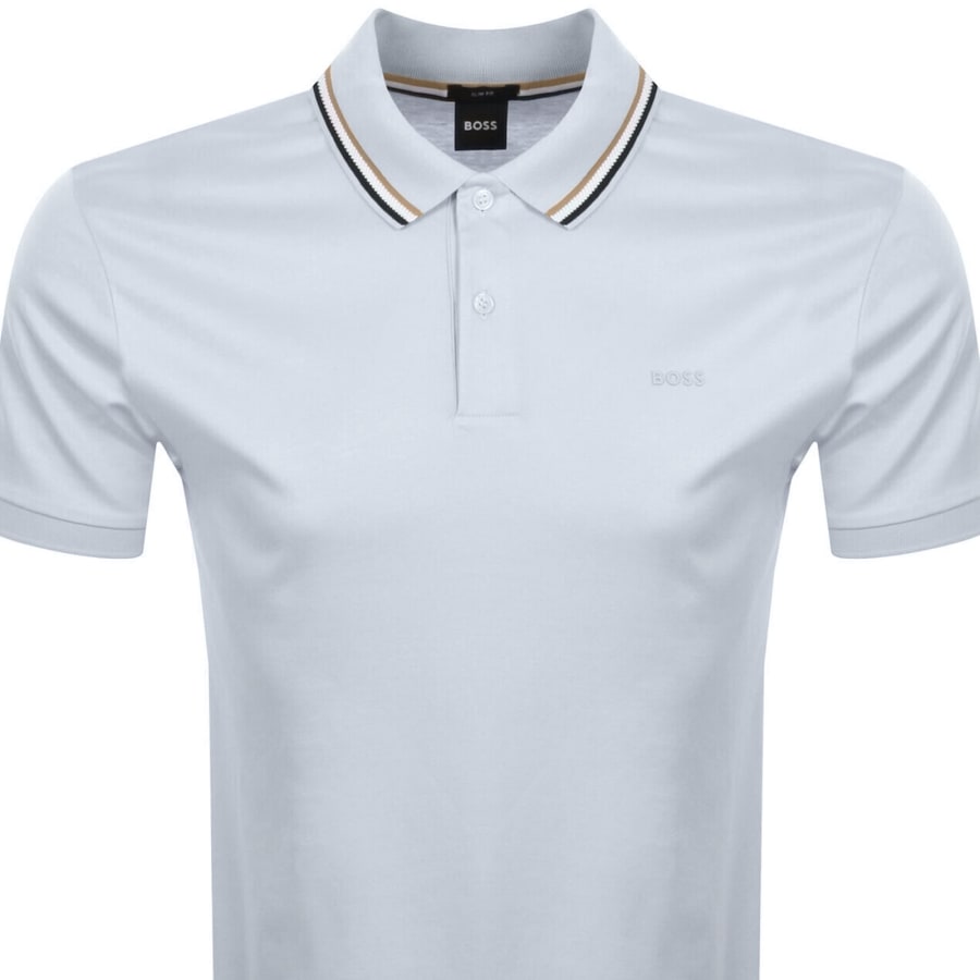 Image number 2 for BOSS Penrose 38 Polo T Shirt Light Blue
