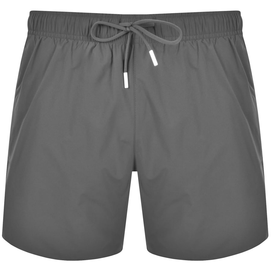Image number 2 for BOSS Iconic Swim Shorts Dark Grey