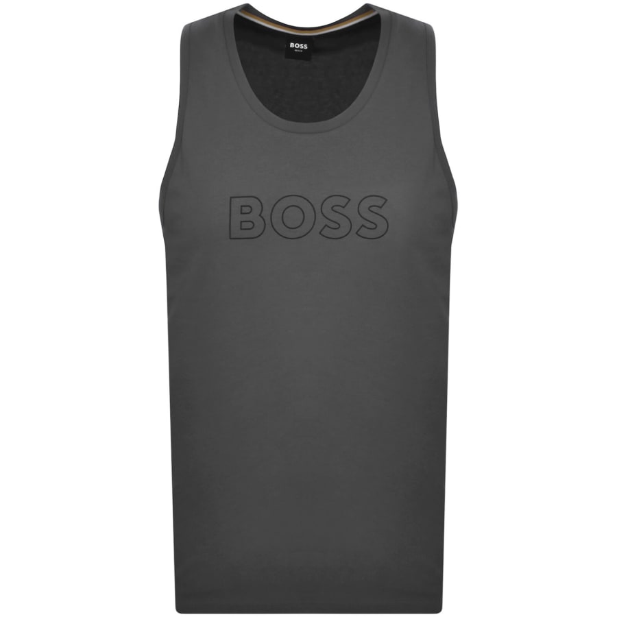 Image number 1 for BOSS Beach Vest Dark Grey