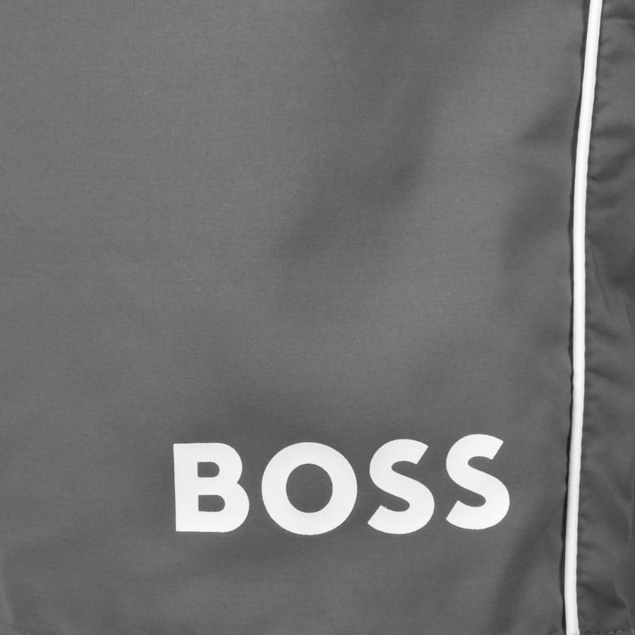 Image number 4 for BOSS Starfish Swim Shorts Dark Grey