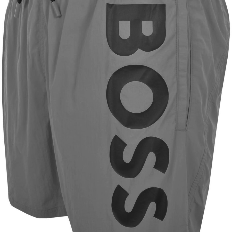 Image number 3 for BOSS Octopus Swim Shorts Dark Grey