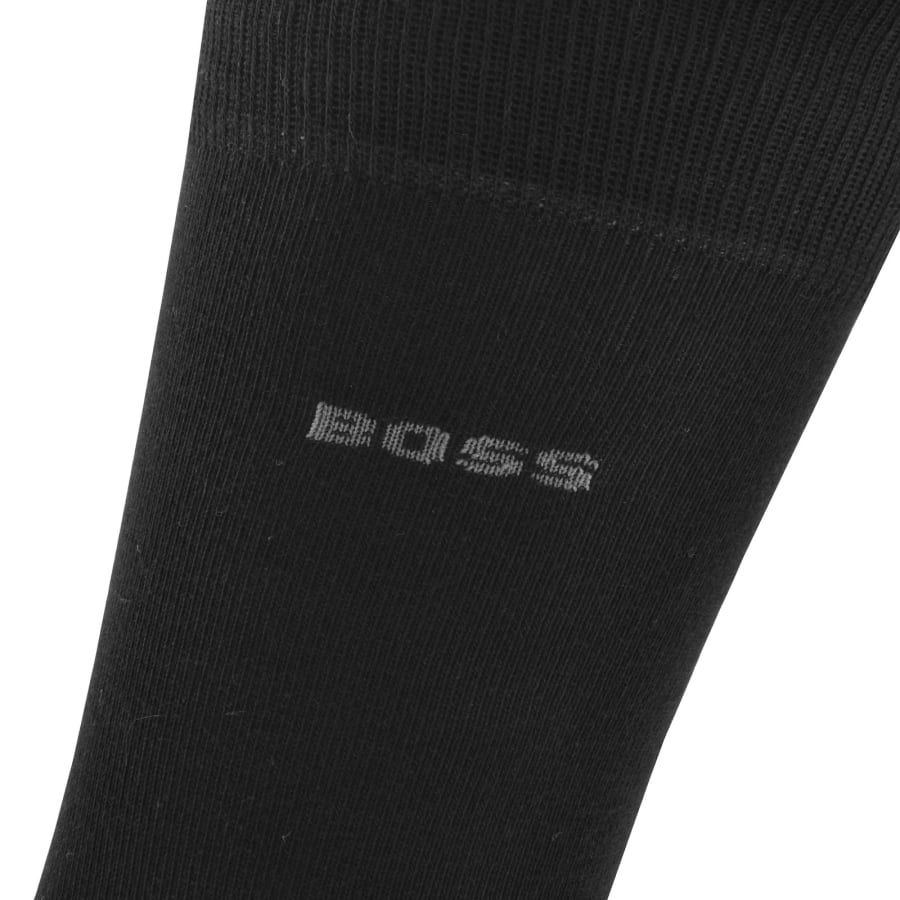 Image number 4 for BOSS 2 Pack Argyle Crew Socks Black