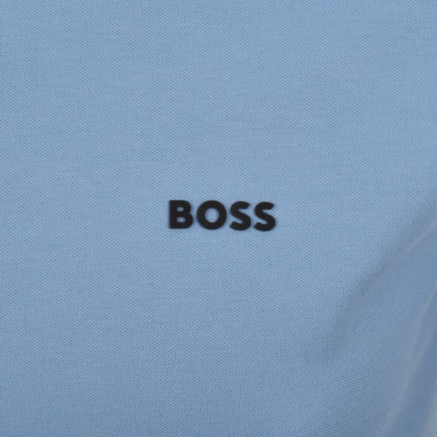 Image number 3 for BOSS Paul Polo T Shirt Open Blue