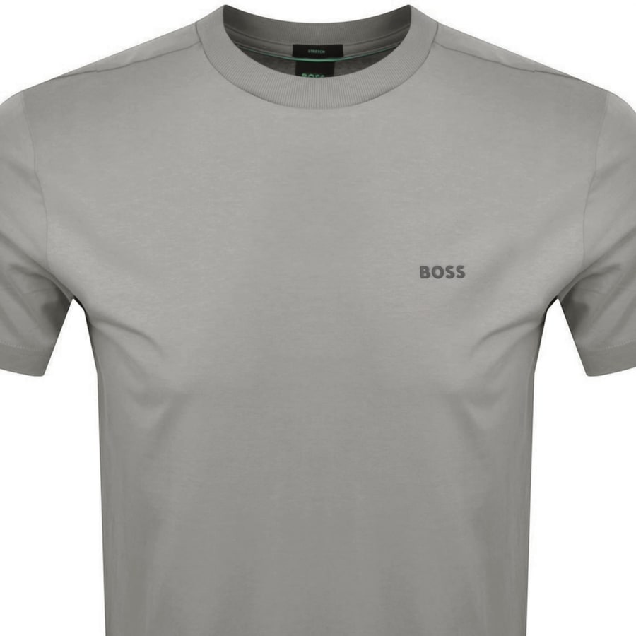 Image number 2 for BOSS Regular Fit T Shirt Open Grey
