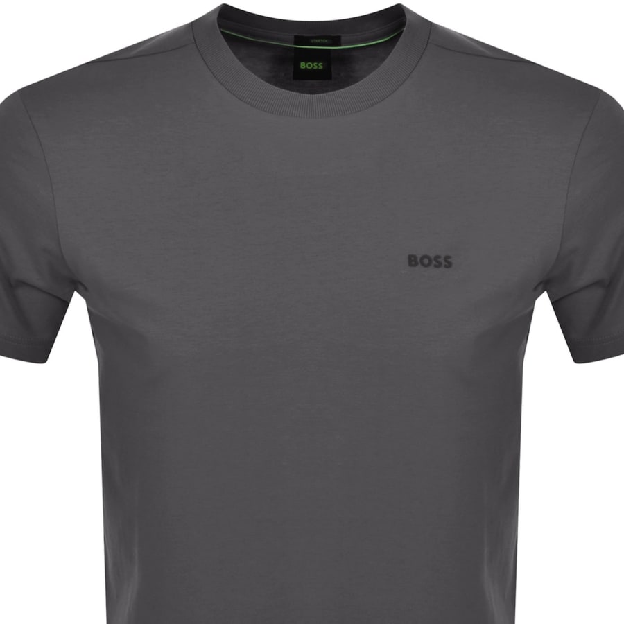 Image number 2 for BOSS Regular Fit T Shirt Open Grey